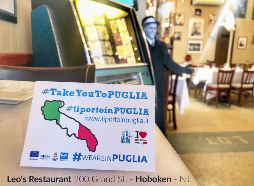 Ad Hoboken i ristoranti promuovono la Regione Puglia #TakeYouToPUGLIA