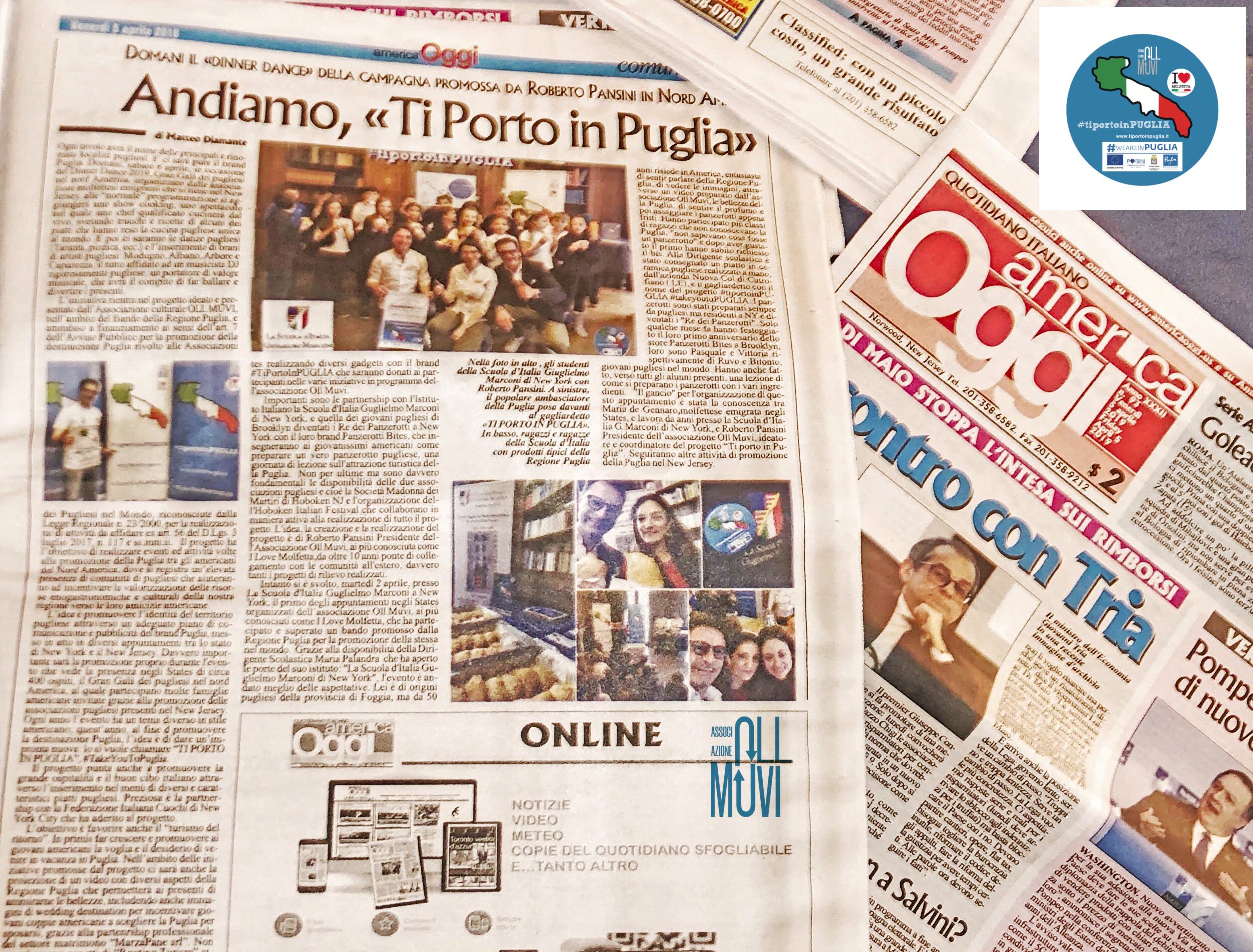 Sui quotidiani americani si parla della Puglia #tirportoinPUGLIA